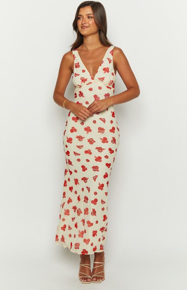 Alonica Rosie Cream Maxi Dress  | Shop Maxi Dresses by Beginning Boutique