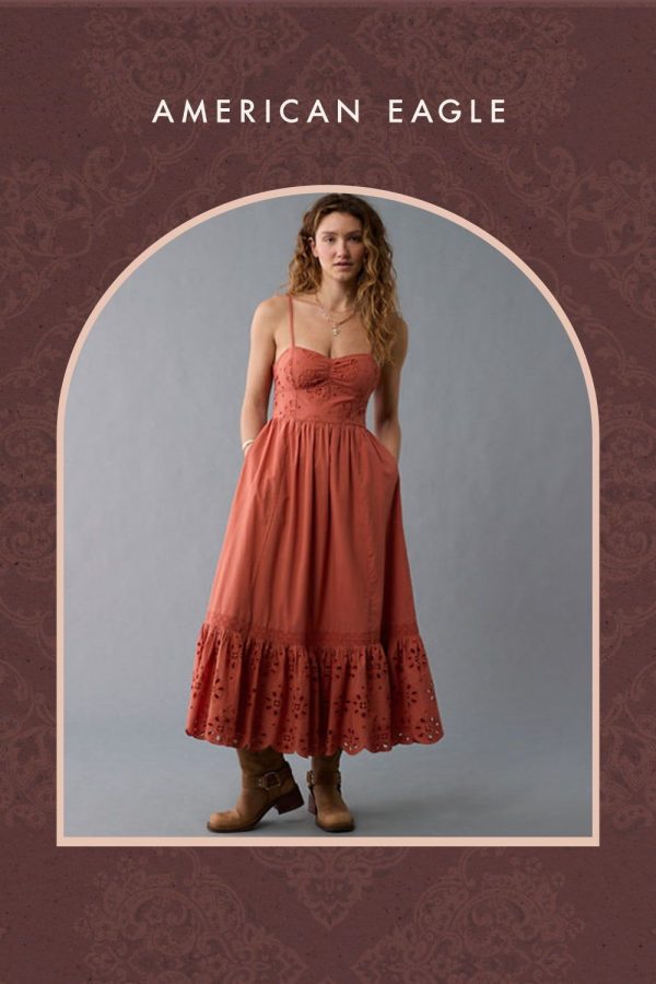 AE Catie Corset Midi Dress