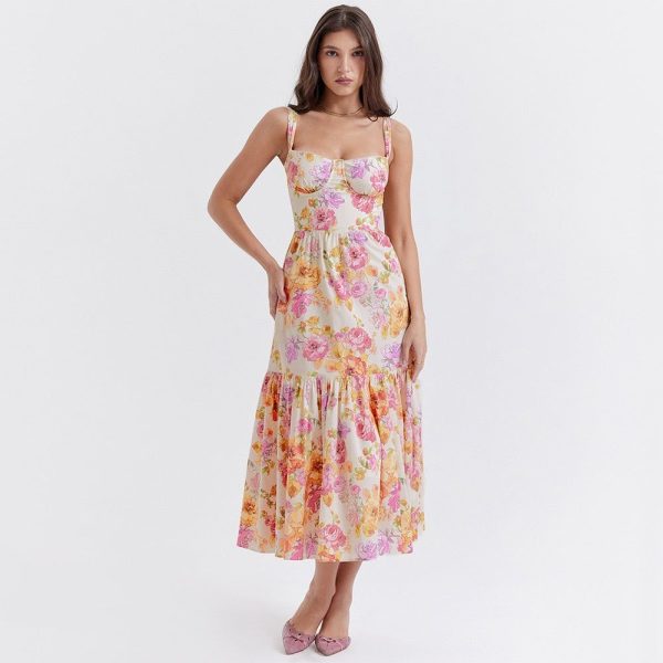 Seraphine  Floral Midi Dress - Floral / M