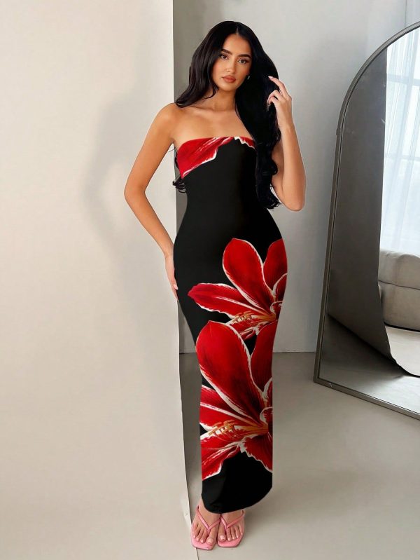Summer Sleeveless Floral Print Dress / Beach Resort Dress/Easter Dress/Vestidos Elegantes Para Fiesta/Vestidos De Verano/Dresses For Women Elegant/Easter/Beach Outfits For Woman/Vacation Outfits Women/Easter Dress Women/Easter Dress/Vestidos Elegantes Para Fiesta/Vestidos De Verano/Dresses For Women Elegant/Easter/Beach Outfits For Woman/Vacation Outfits Women/Easter Dress Women/Dresses Graduation/Tube Top/Dresses Graduation/Tube Top/Dresses Graduation/Tube Top