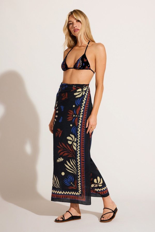 Vitamin A Women's Samara Sarong - La Sol Cotton Cupro Dress