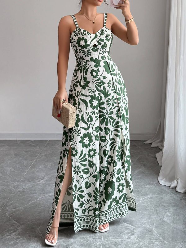 Bliss Escape Floral Jumpsuit - green - M / Green