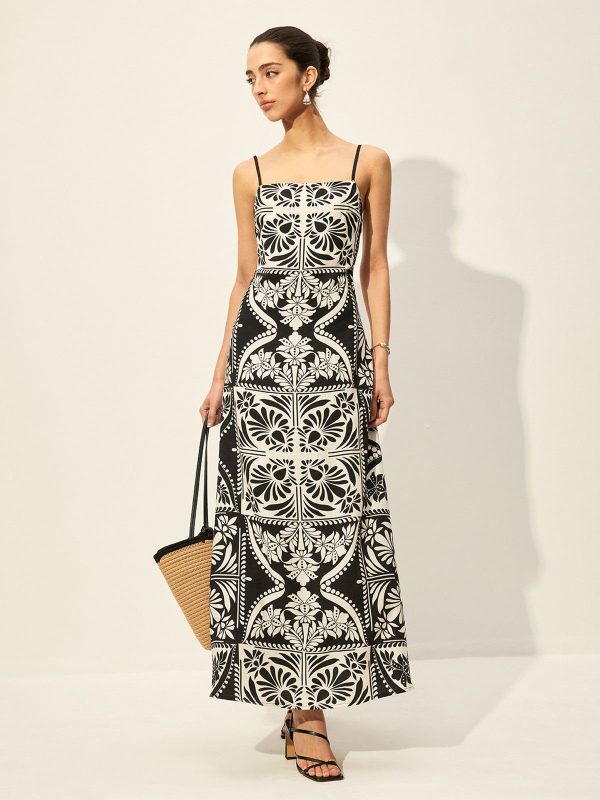 Floral print cami dress