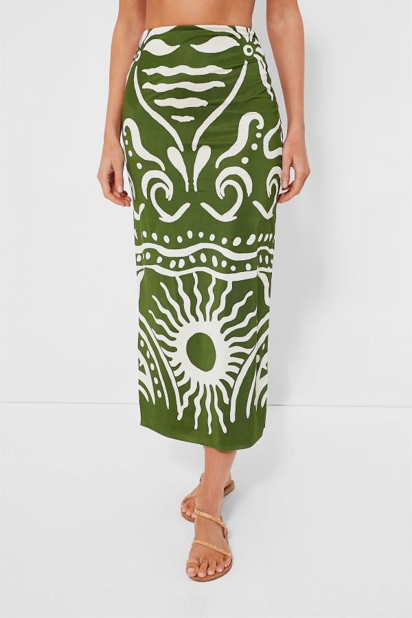 Paradise Verde Adia Skirt | Cala de la Cruz