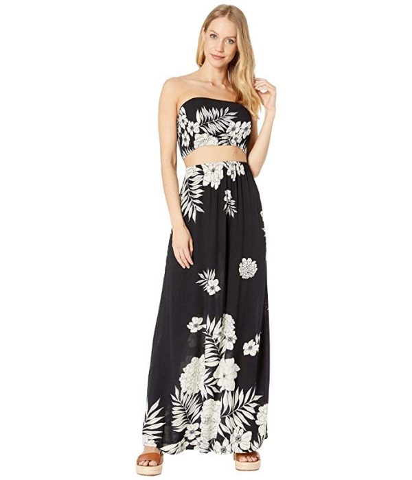Womens billabong slice n dice maxi dress + FREE SHIPPING