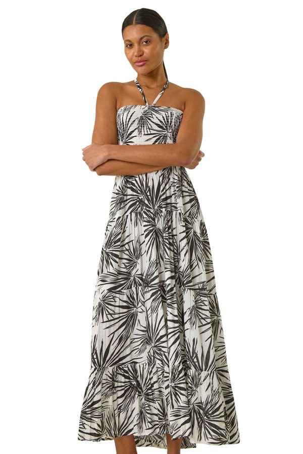 Dresses | Shirred Bandeau Midi Dress | Roman
