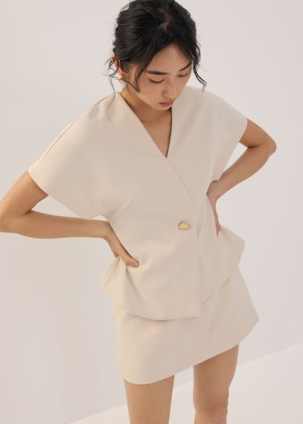 V-neck Batwing Top