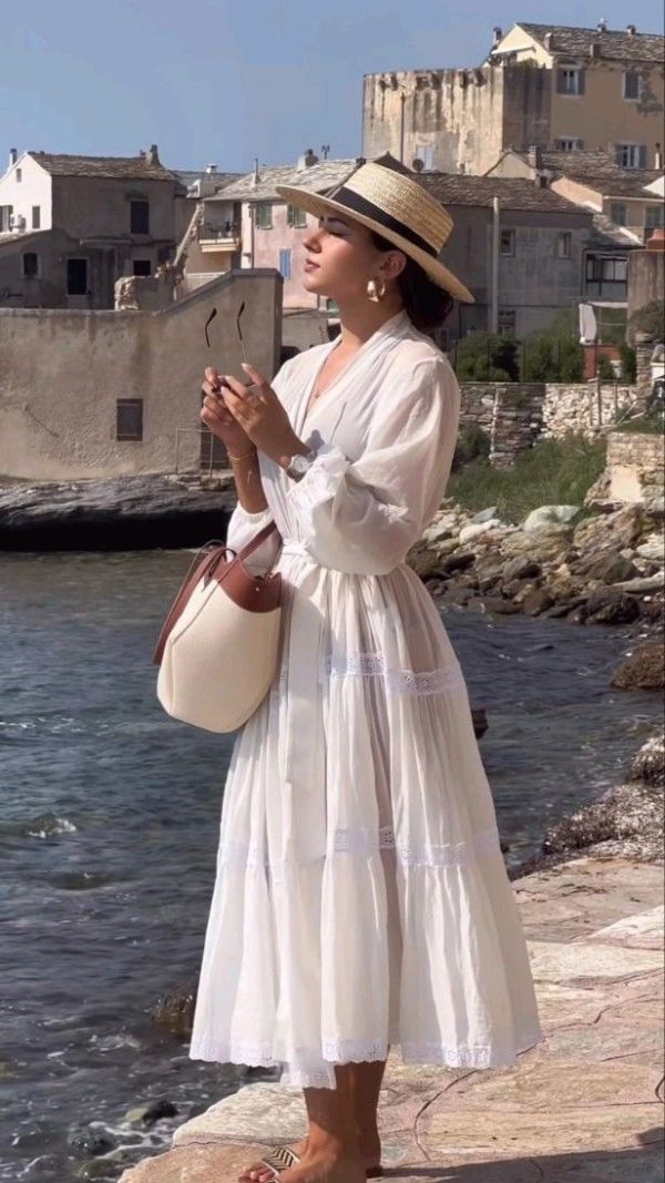 Vestido branco vintage