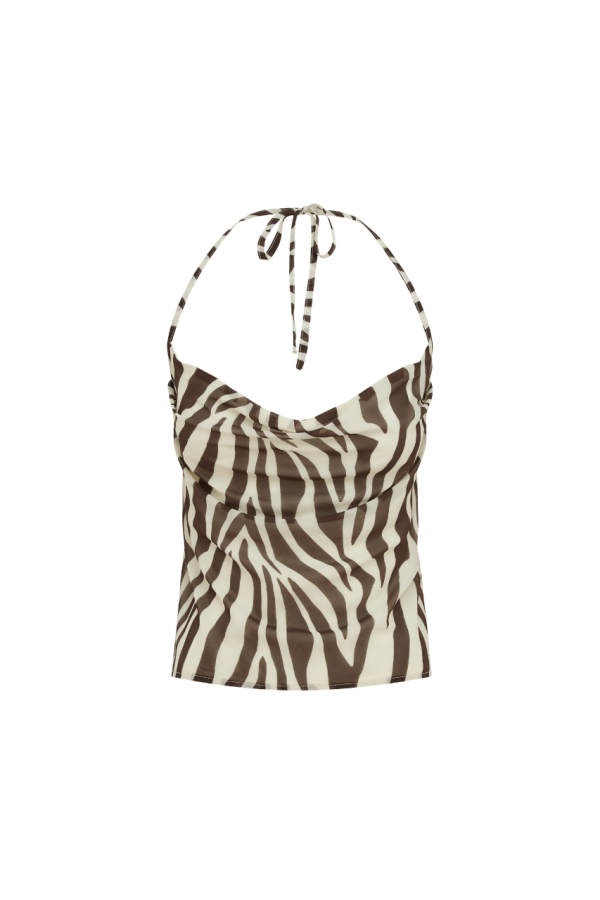 Belini Top - Zebra Chocolate - LARGE / ZEBRA CHOCOLATE