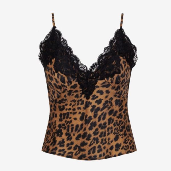 Rumored Tops | Rumored Eleventh Hour Tank Cheetah | Color: Brown/Tan | Size: Xs