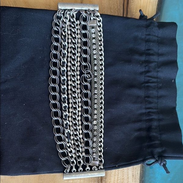 Source Unknown Accessories | Silver Multi-Chain Bracelet | Color: Silver | Size: Os